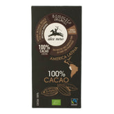 Tablette amère BIO 100% cacao 50 g - ALCE NERO